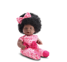 BONECA MICY CABELO NEGRA CX42CM 776